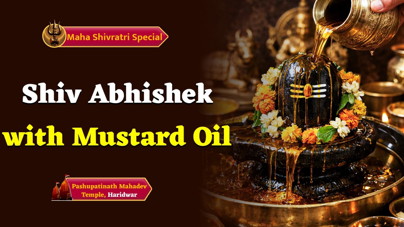 Maha Shivratri Special: Shiva Abhishekam with Mustard Oil at Pashupatinath Mahadev Temple