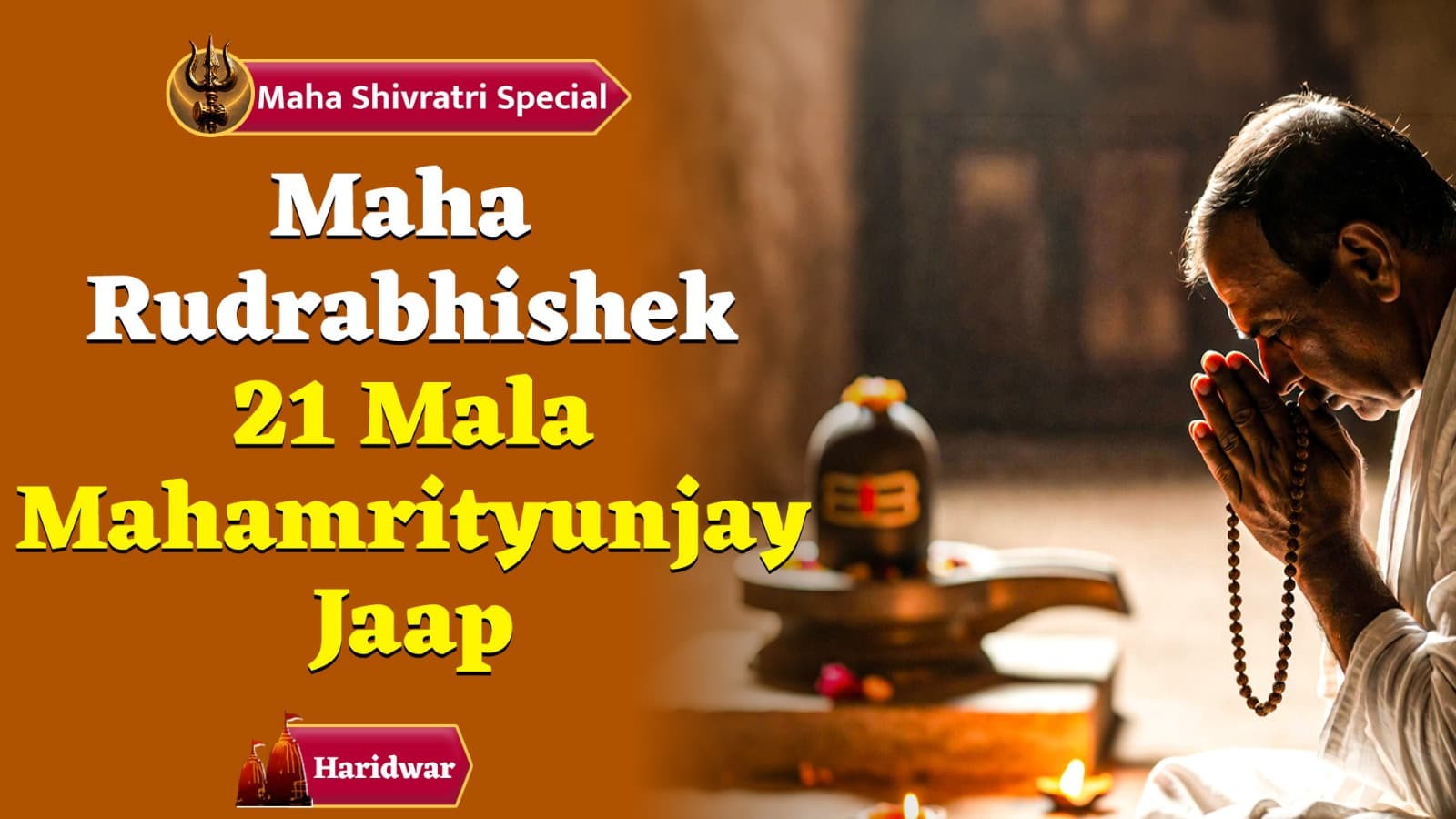Maha Shivratri Special: Maha Rudrabhishek and 21 Mala Jaap of Mahamrityunjaya