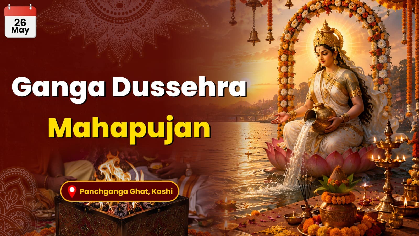 Ganga Dussehra Maha Puja and Anusthan at Panchganga, Kashi