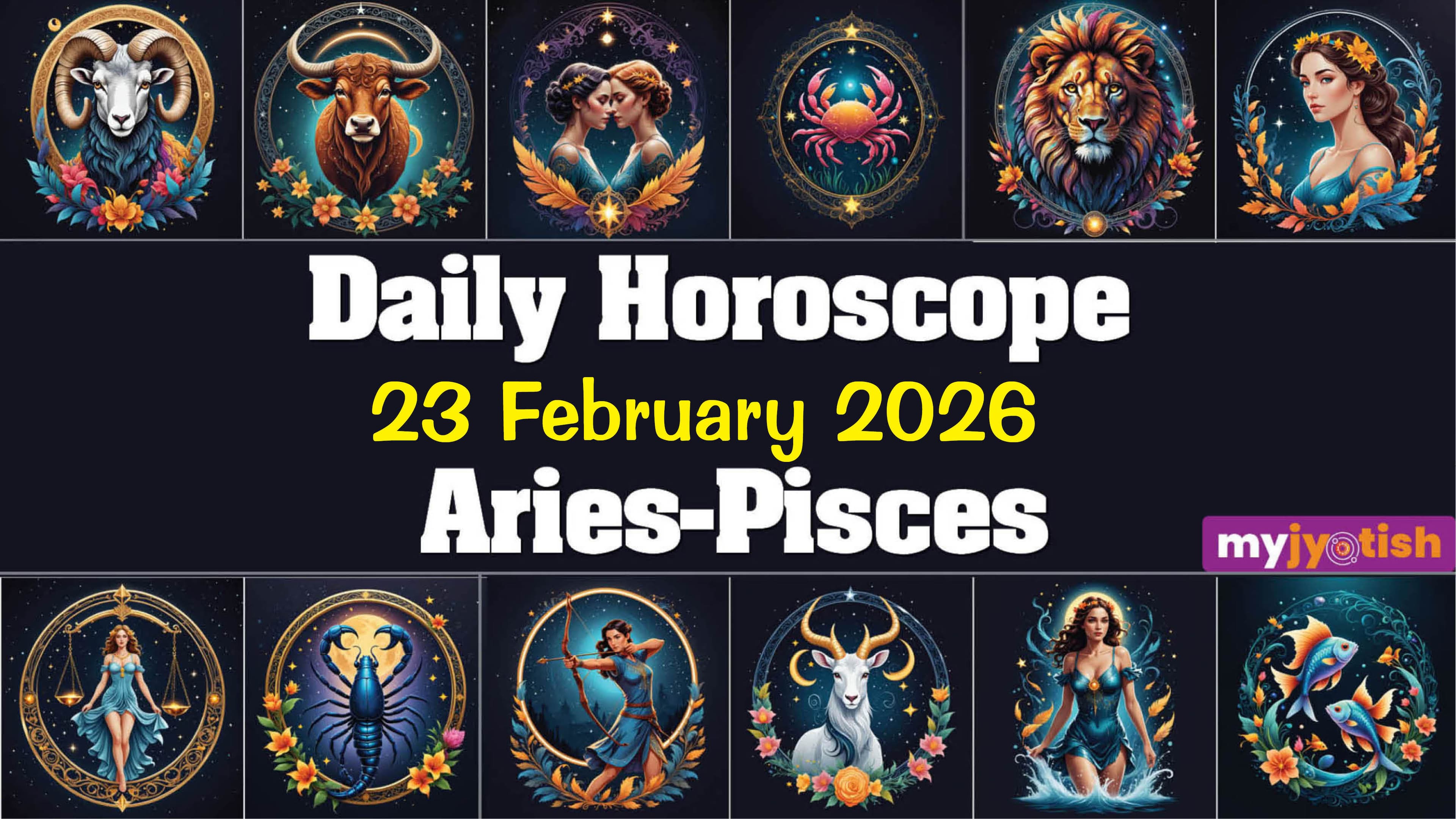 Today's Horoscope 23 February 2026: People Of These Zodiac Signs Will Achieve Success Today | Check Here