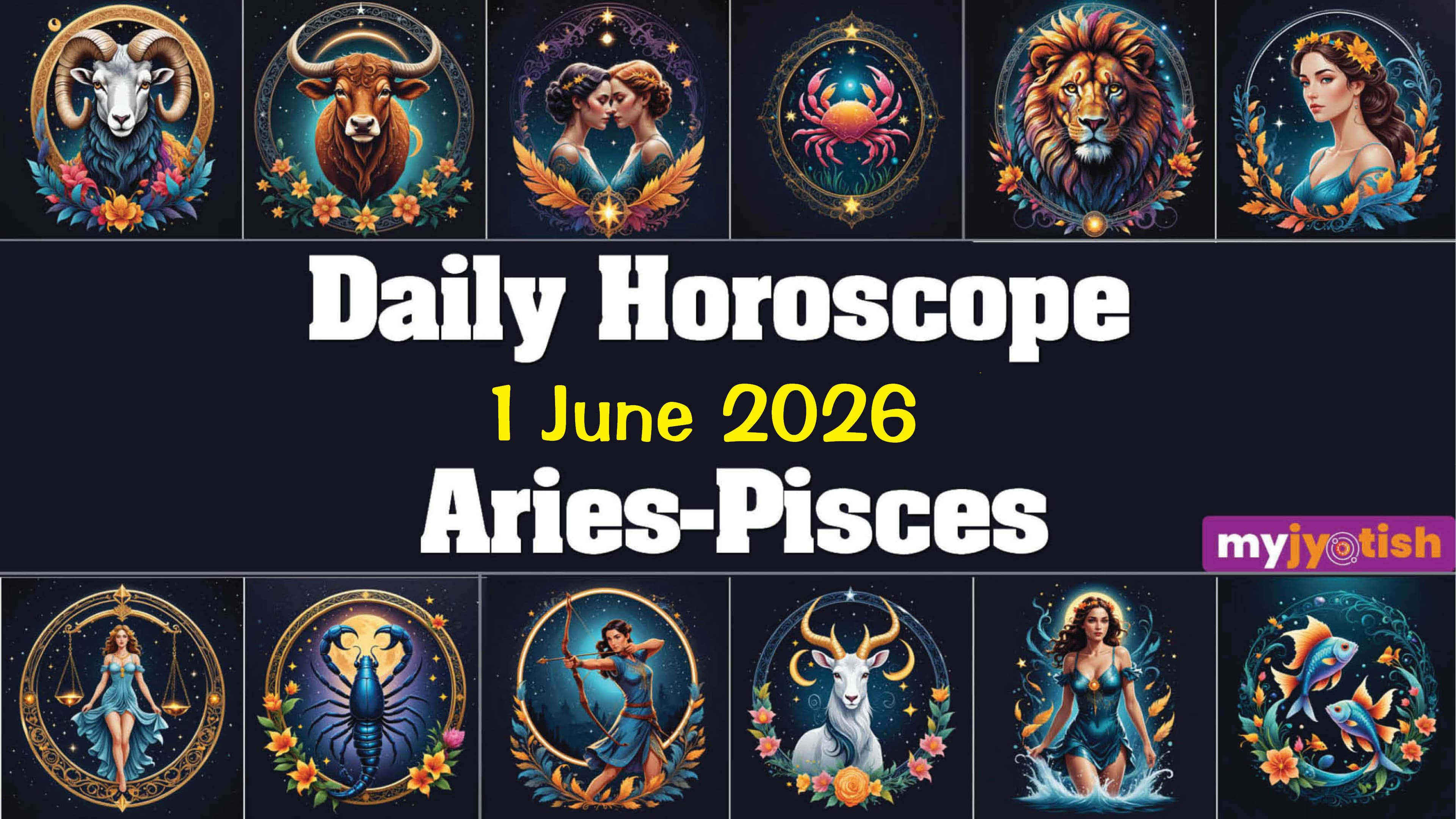 Today's Horoscope 1 June 2026: Know What The Day Holds For All The Zodiac Signs | Check Here