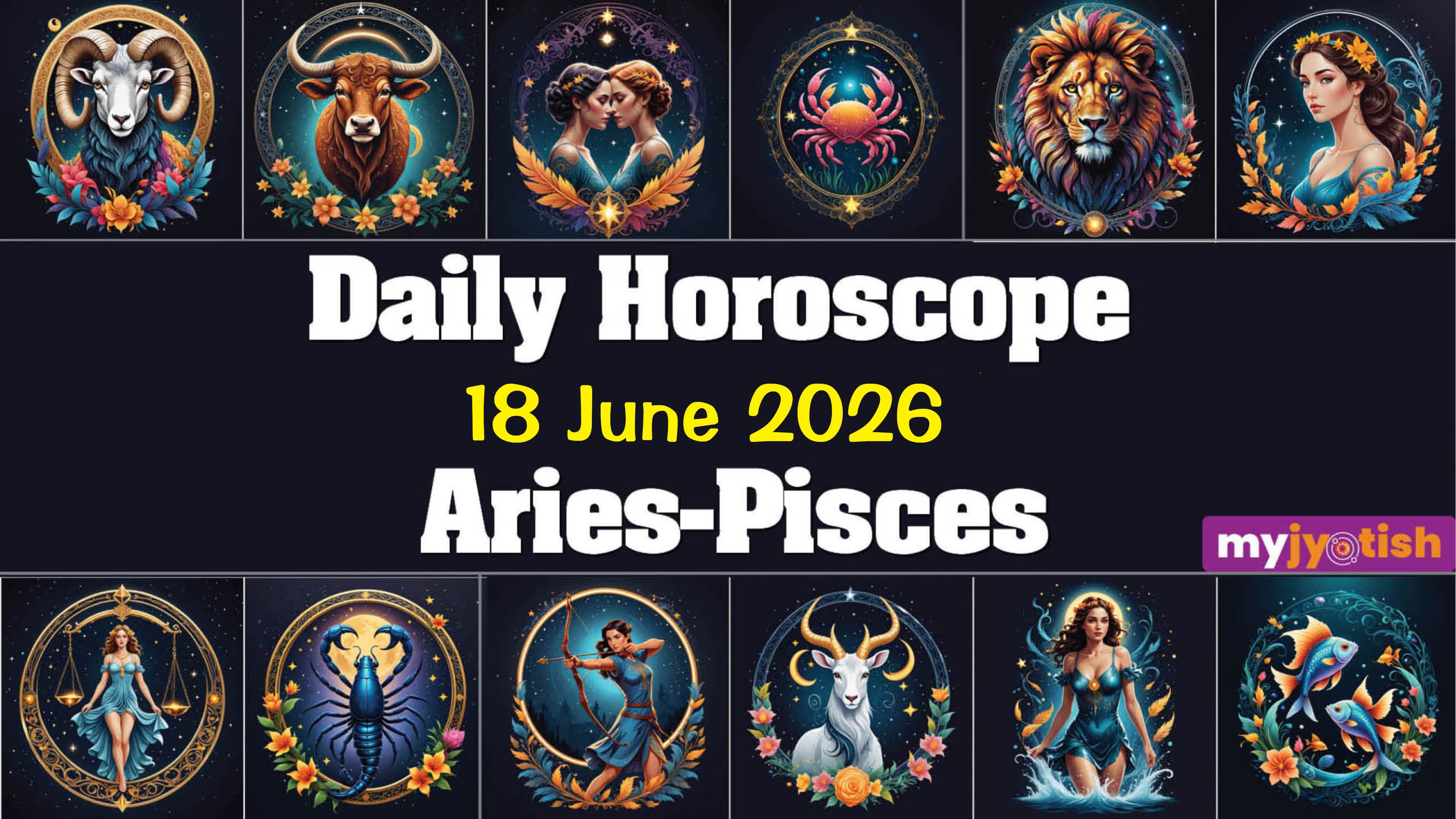 Today's Horoscope 18 June, 2026: Know What The Day Holds For All The Day Zodiac Signs | Check Here