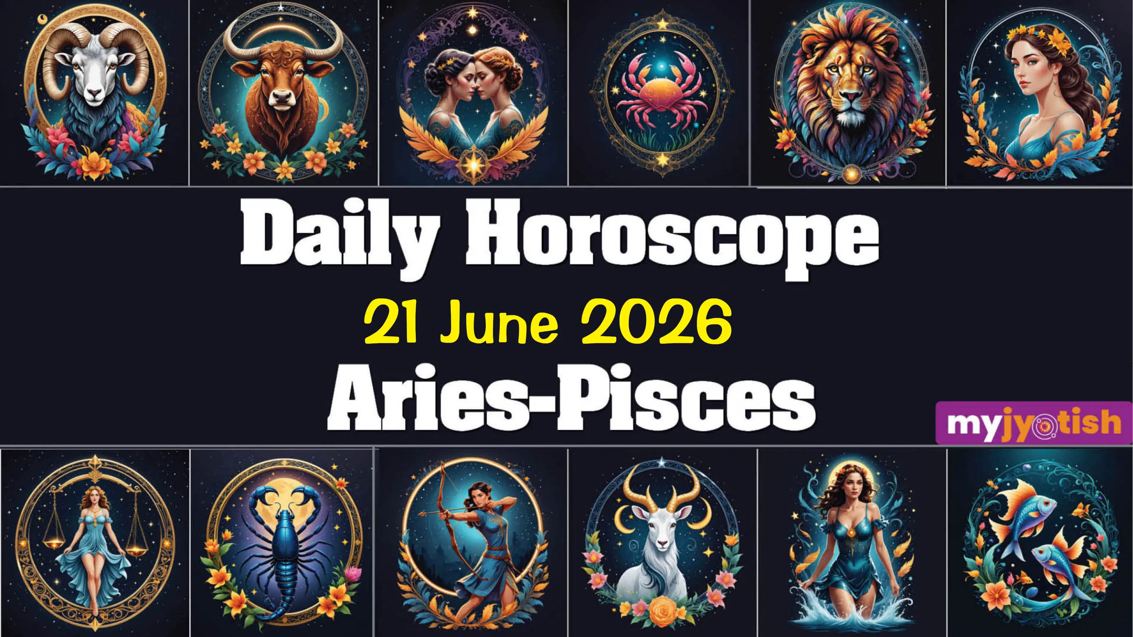 Today's Horoscope 21 June, 2026: Know What The Day Holds For All The Zodiac Signs | Check Here