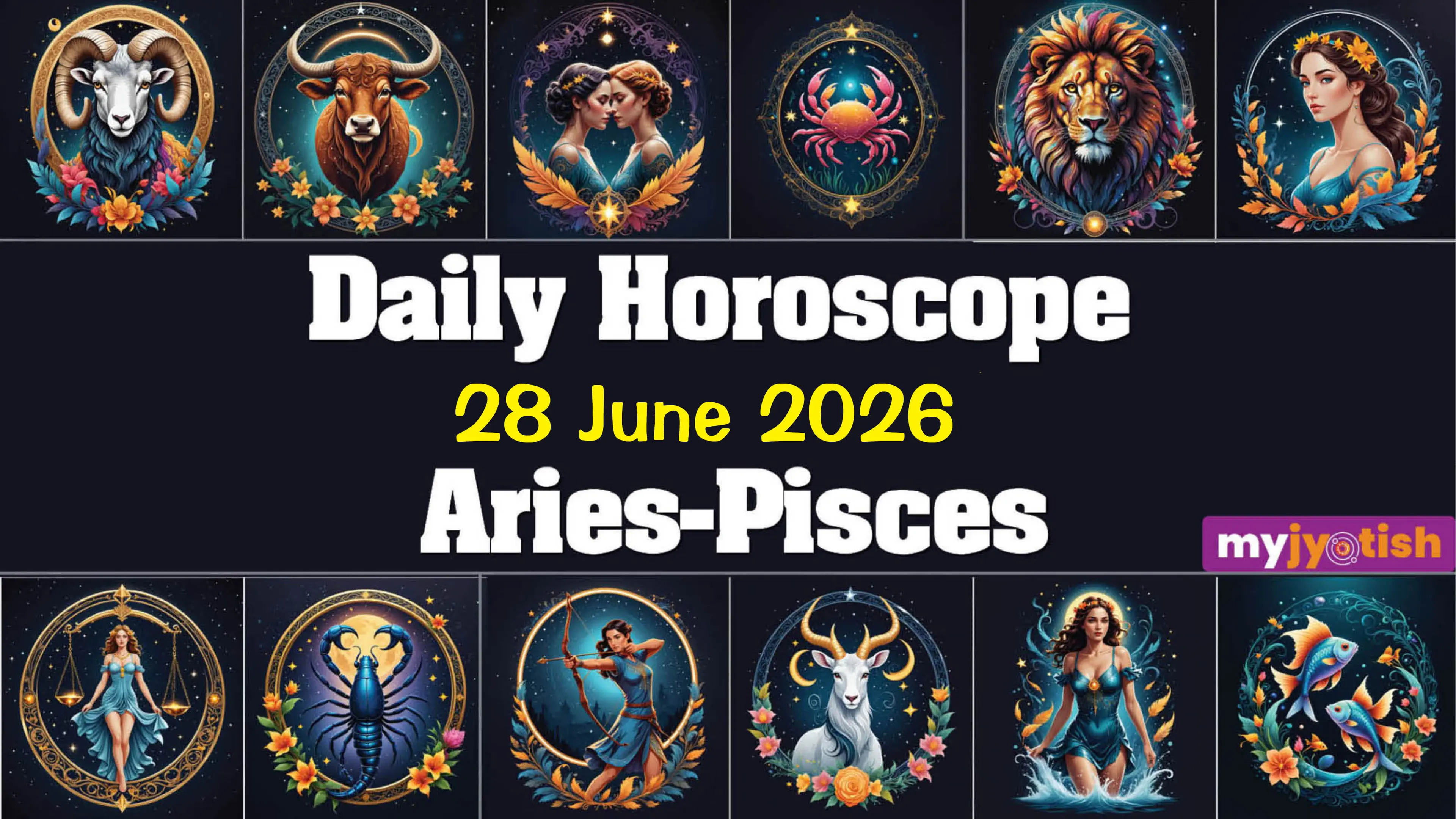 Today's Horoscope 28 June, 2026: Know What The Day Holds For All The Zodiac Signs | Check Here