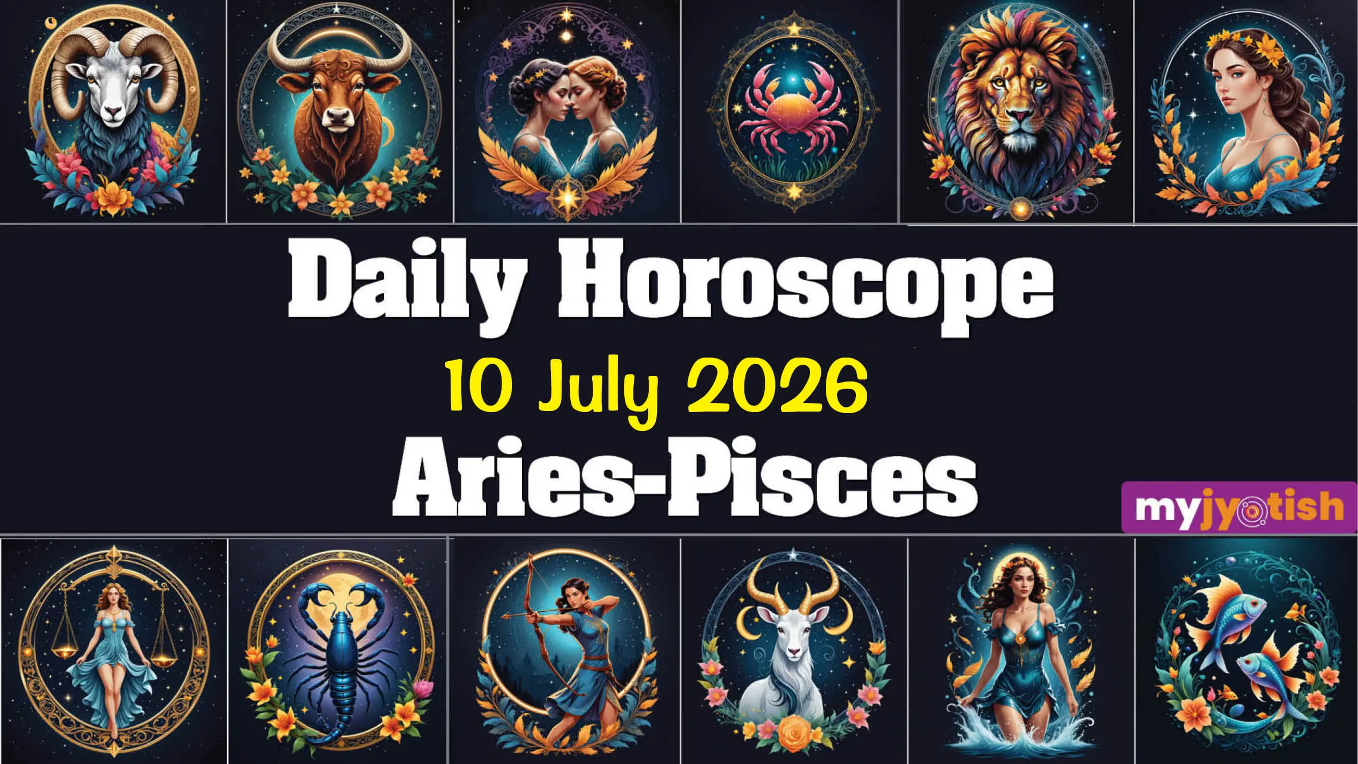 Today's Horoscope 10 July, 2026: Know What The Day Holds For All The Zodiac Signs | Check Here