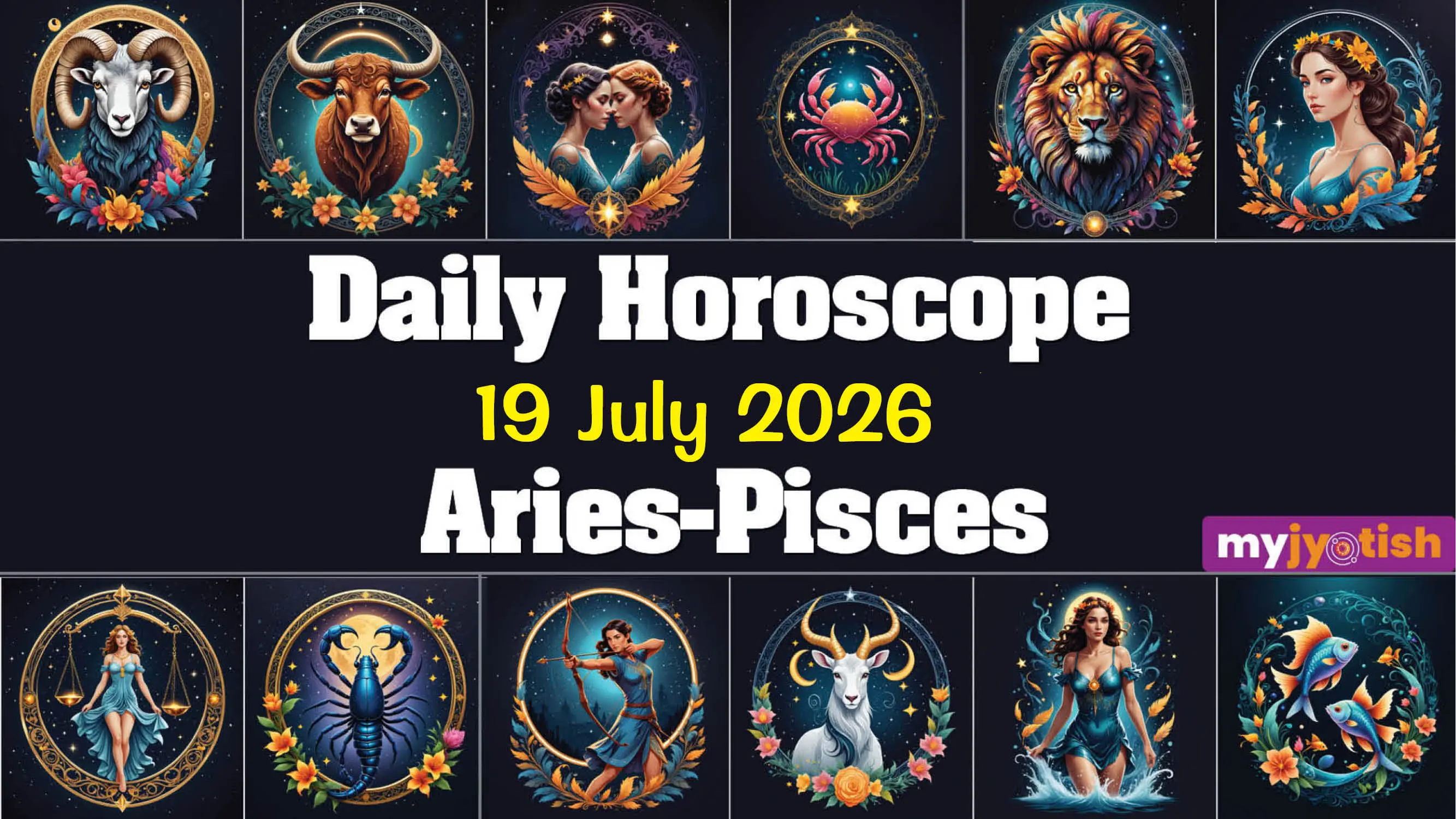 Today's Horoscope 19 July, 2026: Energy Levels Will Remain High Today, Read Your Daily Horoscope