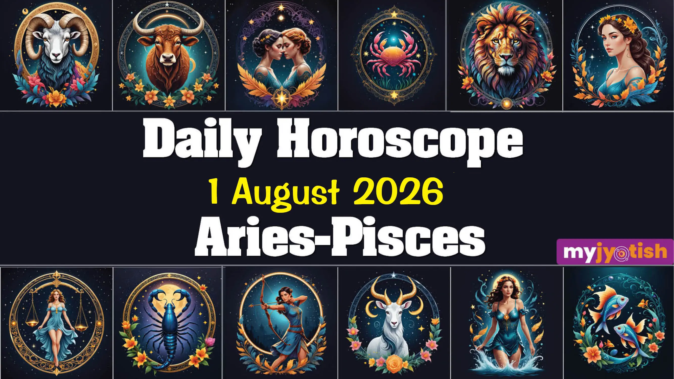 Today's Horoscope 01 August, 2026: Know What The Day Holds For All The Zodiac Signs | Check Here