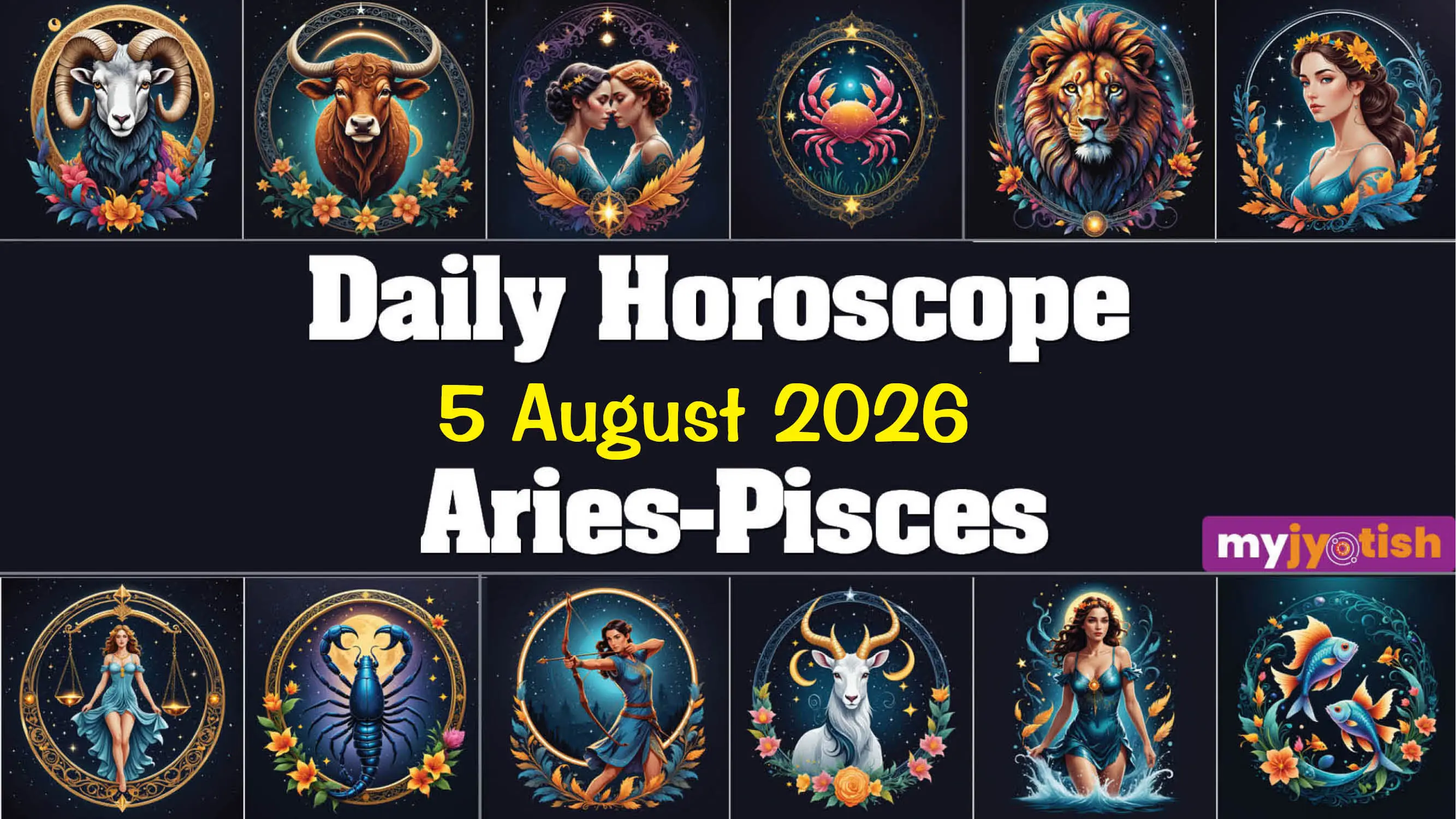 Today's Horoscope 5 August, 2026: Know How The Day Unfolds For All The Zodiac Signs | Check Here