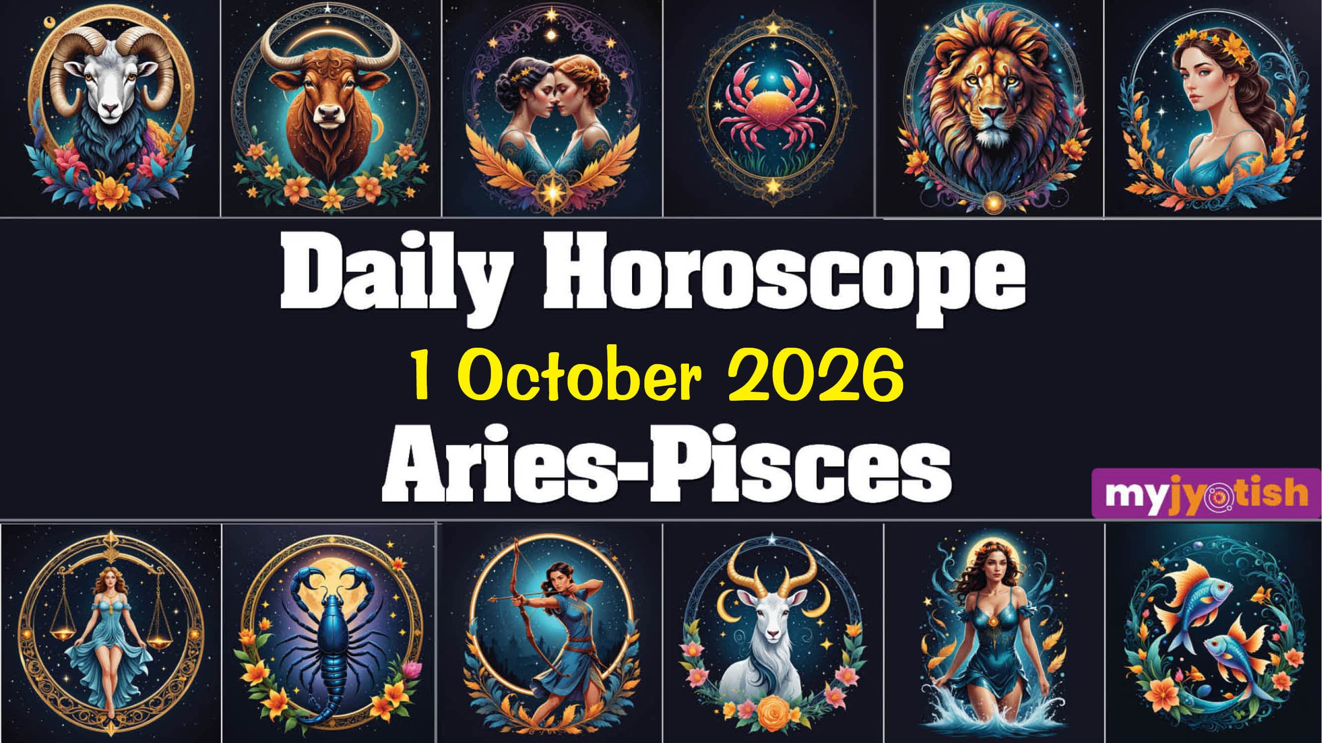 Today’s Horoscope, 01 October 2026: Know How The Day Unfolds For All The Zodiac Signs | Read Here